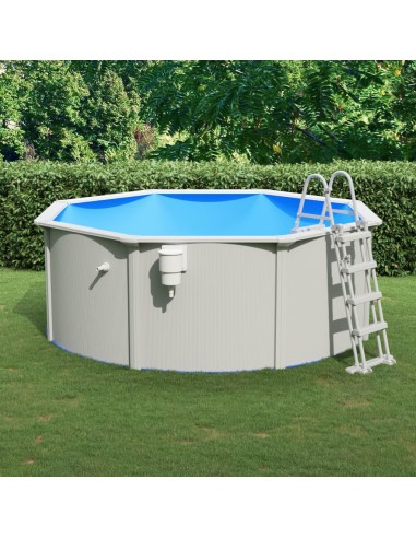 Pool mit Sicherheitsleiter 360x120 cm
