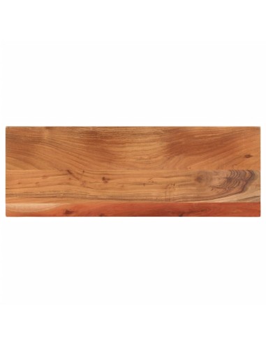 Tischplatte 80x30x2,5 cm Rechteckig Massivholz Akazie