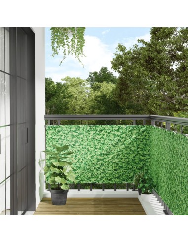 Garten-Sichtschutz Pflanzen-Optik Grün 700x75 cm PVC