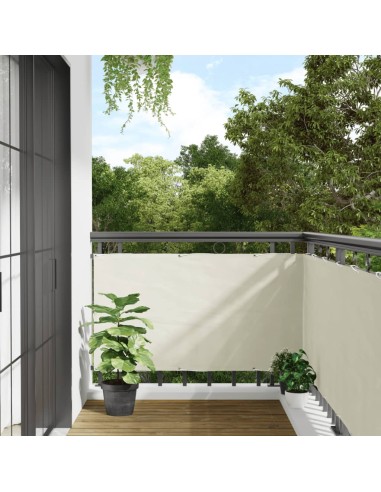 Garten-Sichtschutz Weiß 600x75 cm PVC