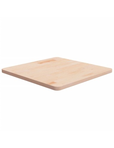 Tischplatte Quadratisch 60x60x2,5 cm Eichenholz Unbehandelt
