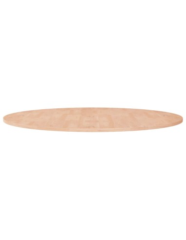 Runde Tischplatte Ø90x1,5 cm Unbehandeltes Massivholz Eiche