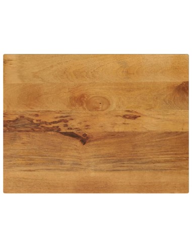 Tischplatte 90x70x3,8 cm Rechteckig Massivholz Mango
