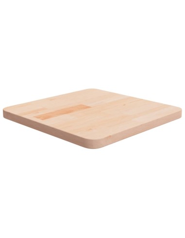 Tischplatte Quadratisch 40x40x2,5 cm Eichenholz Unbehandelt