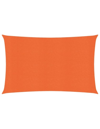 Sonnensegel 160 g/m² Rechteckig Orange 3x5 m HDPE