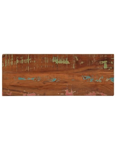 Tischplatte 70x30x3,8 cm Rechteckig Altholz Massiv