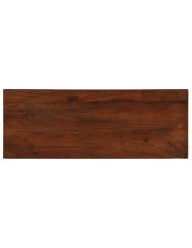 Tischplatte 70x30x2,5 cm Rechteckig Altholz Massiv