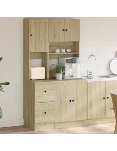 Küchenschrank Sonoma-Eiche 95x50x180 cm Holzwerkstoff