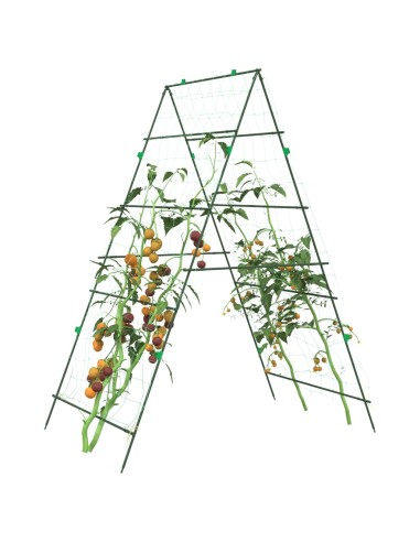 Pflanzennetze 4 Stk. A-Rahmen Stahl