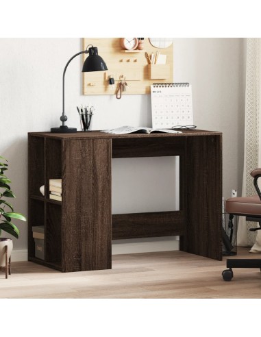 Schreibtisch Braun Eichen-Optik 102x50x75 cm Holzwerkstoff