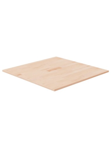 Tischplatte Quadratisch 70x70x1,5 cm Eichenholz Unbehandelt