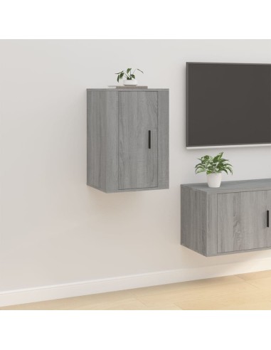 TV-Wandschrank Grau Sonoma 40x34,5x60 cm