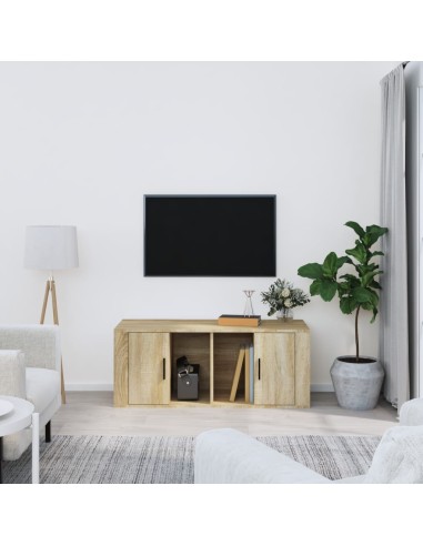 TV-Schrank Sonoma-Eiche 100x35x40 cm Holzwerkstoff