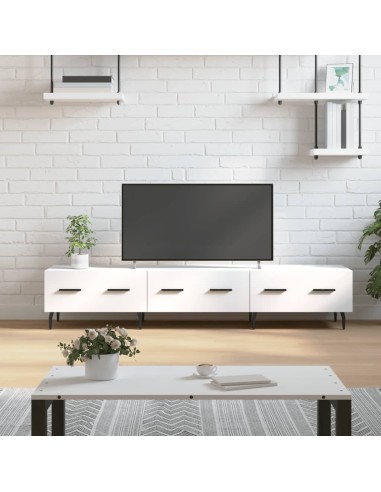 TV-Schrank Weiß 150x36x30 cm Holzwerkstoff