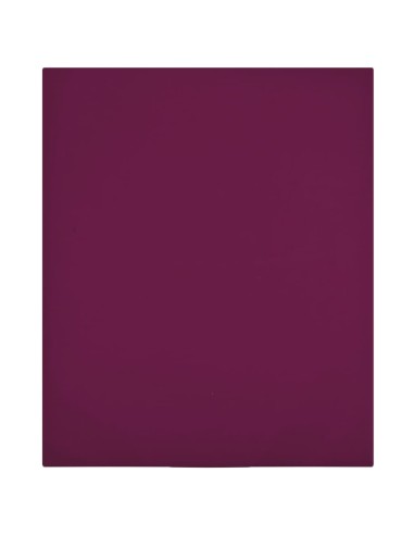 Spannbettlaken Jersey Bordeauxrot 100x200 cm Baumwolle