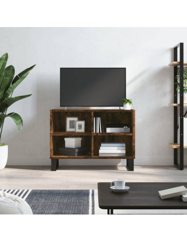 TV-Schrank Räuchereiche 69,5x30x50 cm Holzwerkstoff