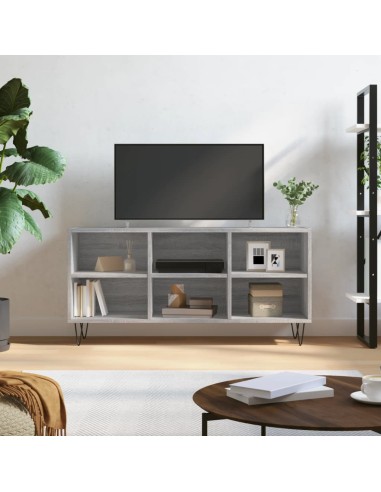 TV-Schrank Grau Sonoma 103,5x30x50 cm Holzwerkstoff