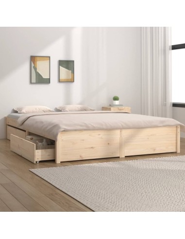 Bett mit Schubladen 135x190 cm