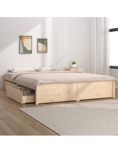 Bett mit Schubladen 120x190 cm
