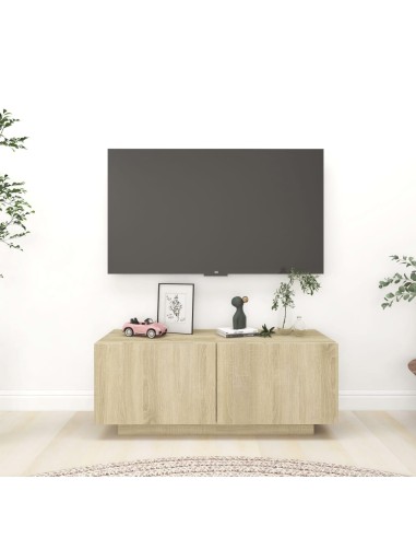 TV-Schrank Sonoma-Eiche 100x35x40 cm Holzwerkstoff
