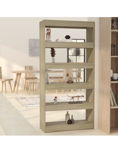 Bücherregal/Raumteiler Sonoma-Eiche 80x30x166 cm Holzwerkstoff