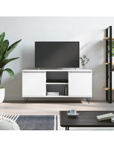 TV-Schrank Weiß 104x35x50 cm Holzwerkstoff
