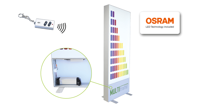 multi frame SL Battery, inkl. Druck